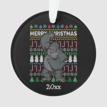 Gorilla Ugly jul Sweater Wildlife Series