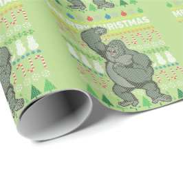 Gorilla Ugly jul Sweater Wildlife Series Presentpapper