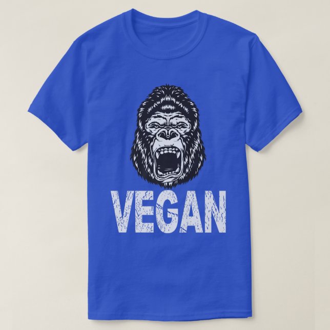 Gorilla Vegan Vegetarian Animal Kärlek, Eat Health T Shirt (Design framsida)