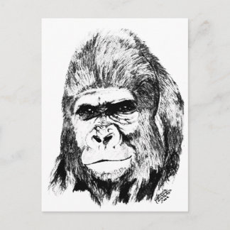 Gorilla Vykort