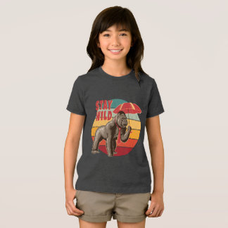 Gorilla with Umbrella T Shirt