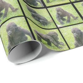 Gorilla Wrapping Papper Presentpapper