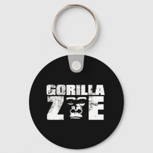 Gorilla Zoe Keychain - logotyp Nyckelring