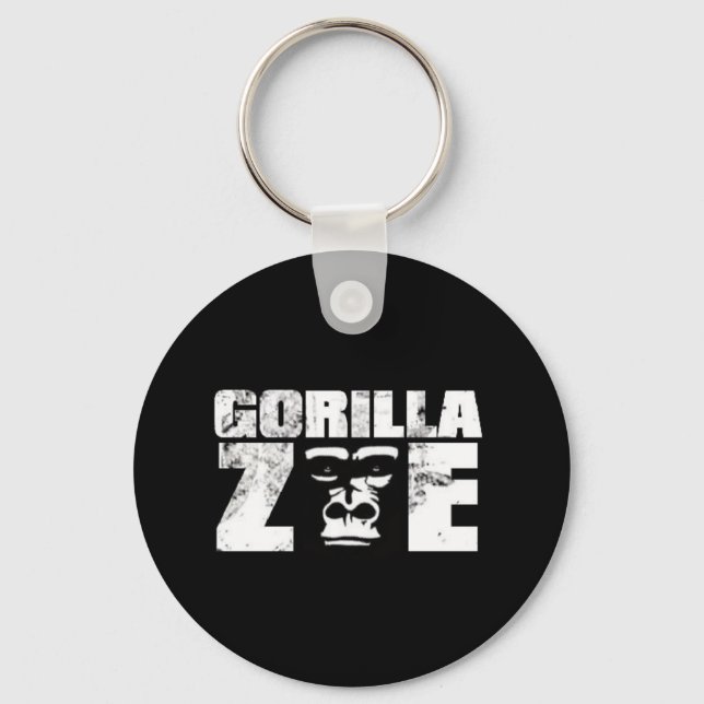 Gorilla Zoe Keychain - Logotyp Nyckelring (Framsida)