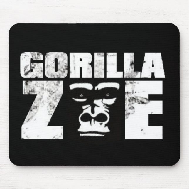 Gorilla Zoe Mousepad - logotyp Musmatta (Framsidan)