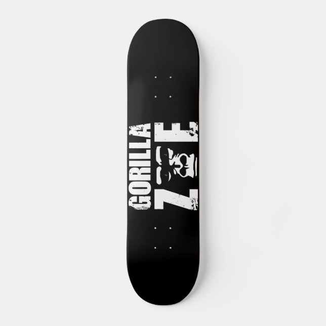 Gorilla Zoe Skateboard Bräda 20 Cm (Framsida)