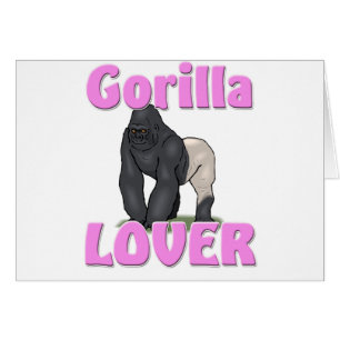 Gorillaälskare Hälsningskort