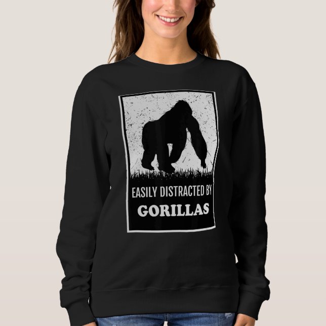 Gorilladjur som är lätt spridda av Gorillas T Shirt (Framsida)