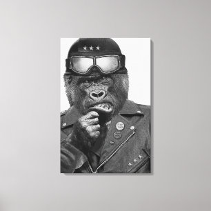 Gorillagrabb Canvastryck