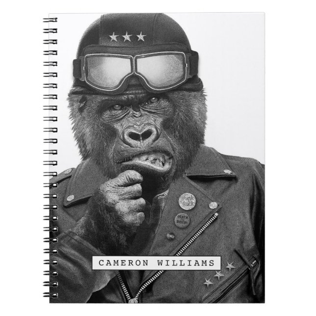 Gorillagrabben | tillfogar ditt namn anteckningsbok (Framsidan)