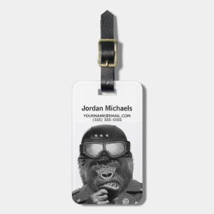 Gorillagrabben tillfogar ditt namn bagagebricka