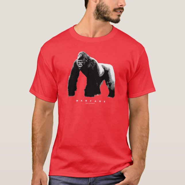 Gorillakrig T Shirt (Framsida)