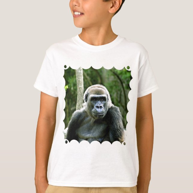 Gorillan profilerar barnT-tröja Tröja (Framsida)