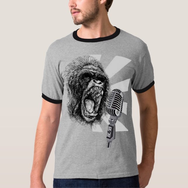 Gorillan uttrycker t-shirt (Framsida)