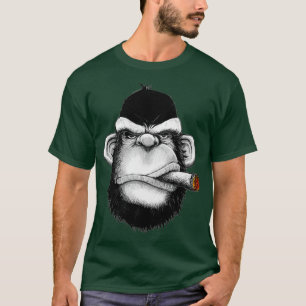 Gorillapa med cigar t shirt
