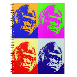 Gorillapopkonst Anteckningsbok