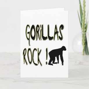 Gorillas Sten! Kort för hälsning