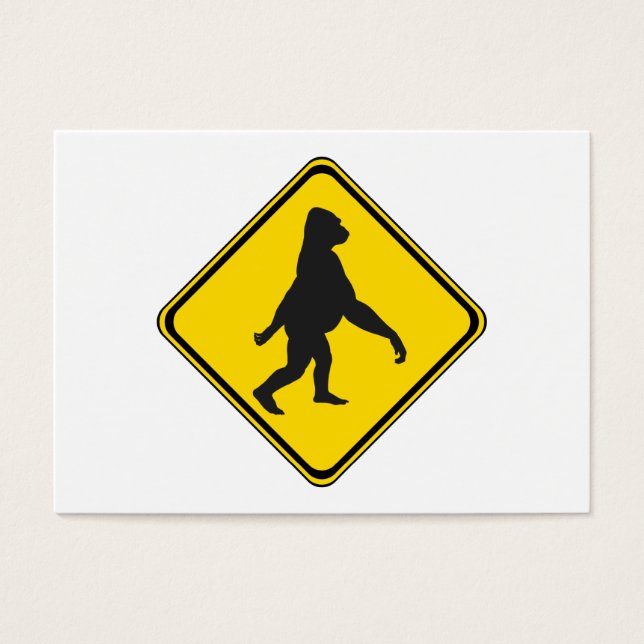 Gorillas Xing! Visitkort (Framsidan)