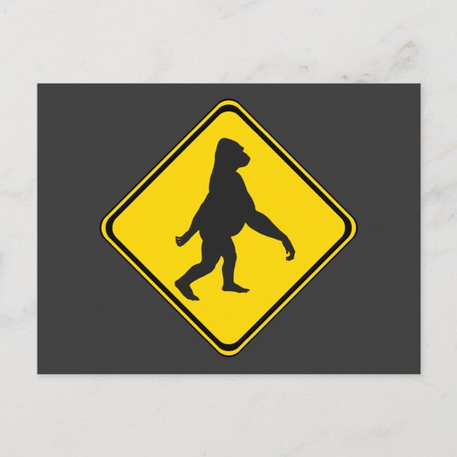 Gorillas Xing! Vykort (Framsida)