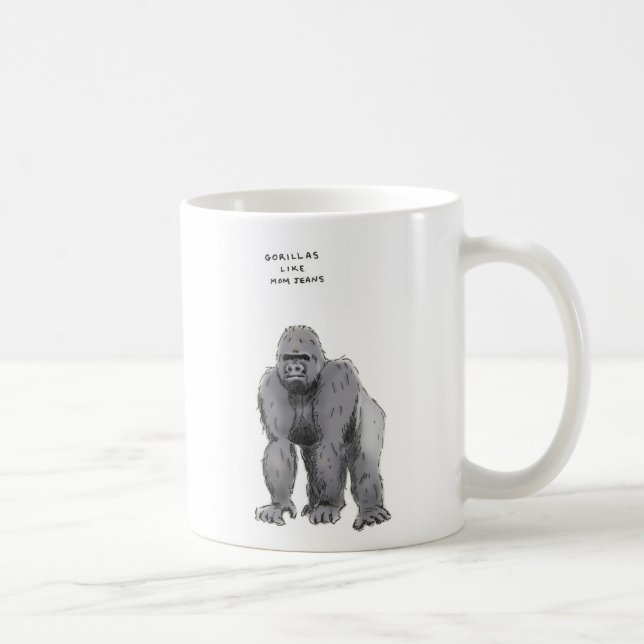 gorillasmåsaker kaffemugg (Höger)