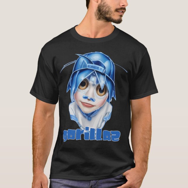 Gorillaz 2D Art T Shirt (Framsida)