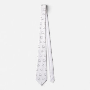 GorillaZoe Tie - gorillan skisserar Slips