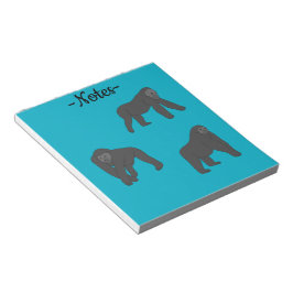 Gorillor Anteckningsblock
