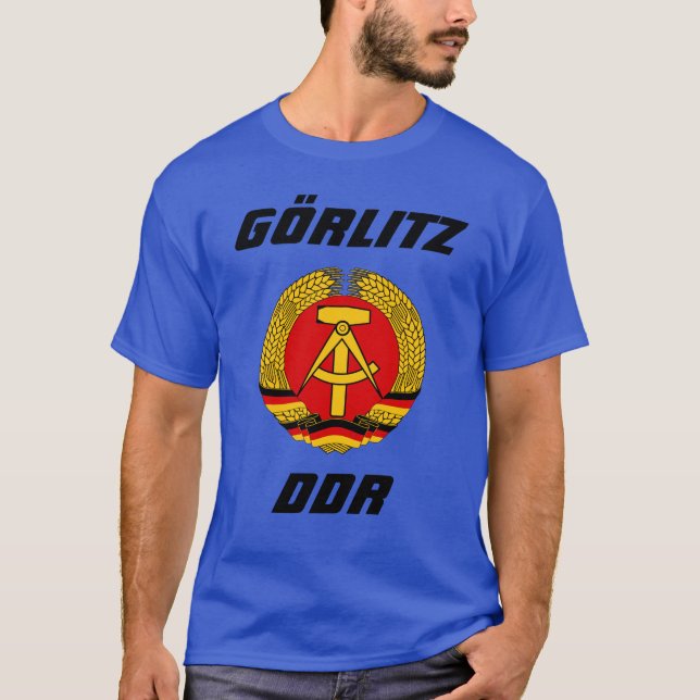 Gorlitz, DDR, Gorlitz, Öster Tyskland T Shirt (Framsida)