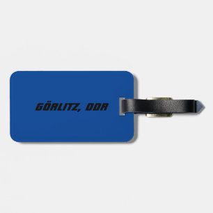 Gorlitz, Deutsche Demokratische Republik DDR Bagagebricka