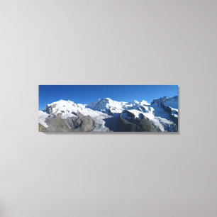 Gornergrat Swiss Alpernas Canvastryck