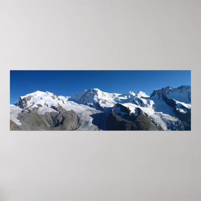 Gornergrat Swiss Alpernas Poster (Framsidan)