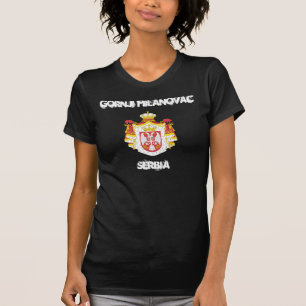 Gornji Milanovac, Serbien med vapensköld T-shirt