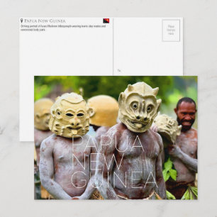 Goroka, Papua Nya Guinea Resebrev Vykort