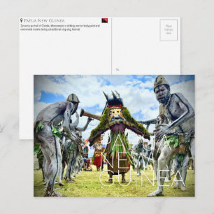 Goroka, Papua Nya Guinea Resebrev Vykort