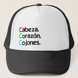 Gorra "Cabeza Corazón Cojones" Truckerkeps