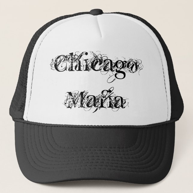 Gorra Chicago Mafia (Letras) Truckerkeps (Framsida)