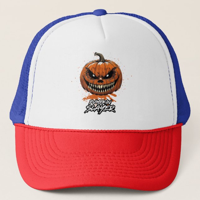 Gorra de Béisbol de Halloween Pumpkin Slayer Keps (Framsida)