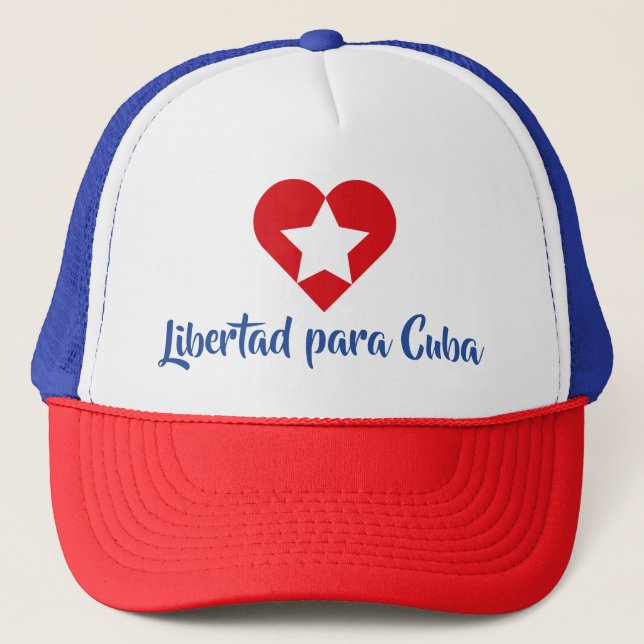 Gorra Libertad para Cuba Keps (Framsida)