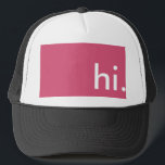 Gorra que dice hi keps<br><div class="desc">Mensaje claro. Diseño sobrio. Ideal para regalo. ES divertida y con colores alegres.</div>