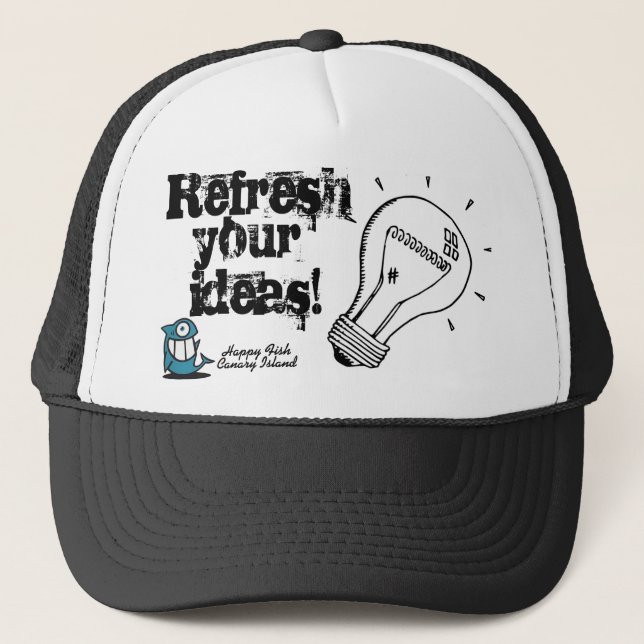 Gorra -Refresh your ideas! Truckerkeps (Framsida)