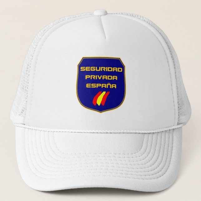 Gorra Seguridad Privada España Placa Keps (Framsida)