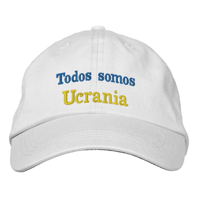 Gorra todos somos Ucrania Broderad Keps (Framsida)