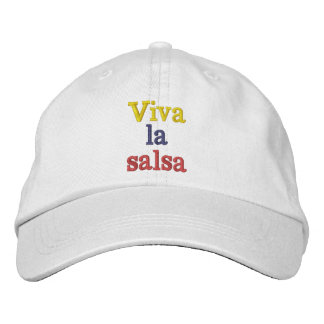 Gorra viva la salsa broderad keps