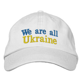 Gorra We are all Ukraine Broderad Keps