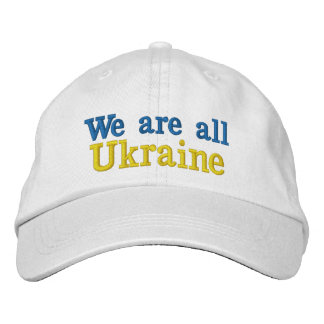 Gorra We are all Ukraine Broderad Keps
