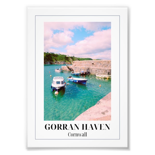 Gorran Haven, Cornwall Fototryck (Framsidan)