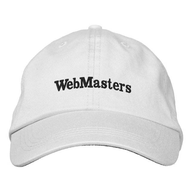 Gorras WebMasters Broderad Keps (Framsida)