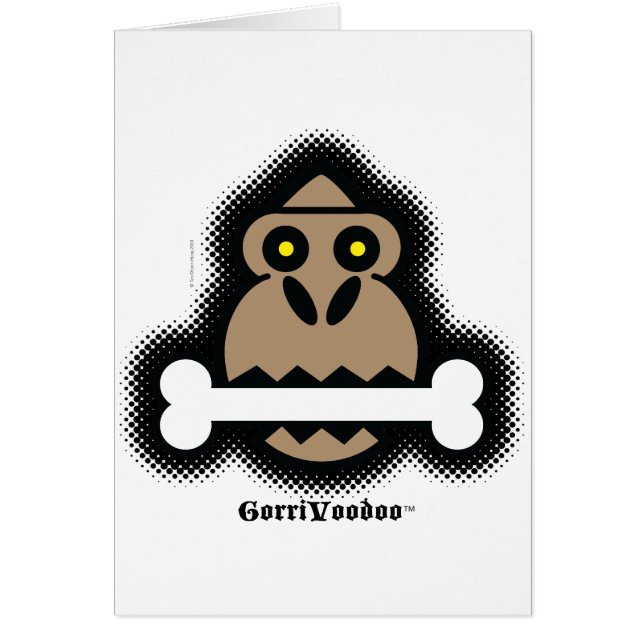 GorriVoodoo™ Hälsningskort (Framsidan)