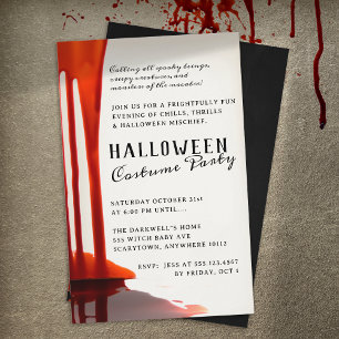 Gory Blood Drives Halloween fest Flygblad