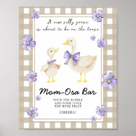 Gosbabydusch - Momosa pub Poster